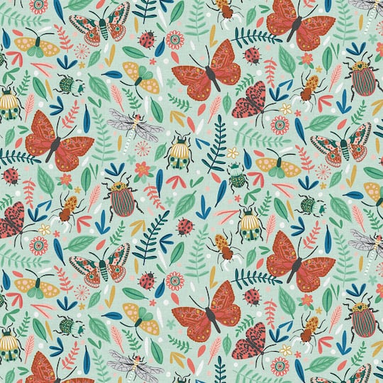 Fabric Editions Butterfly Garden Cotton Fabric